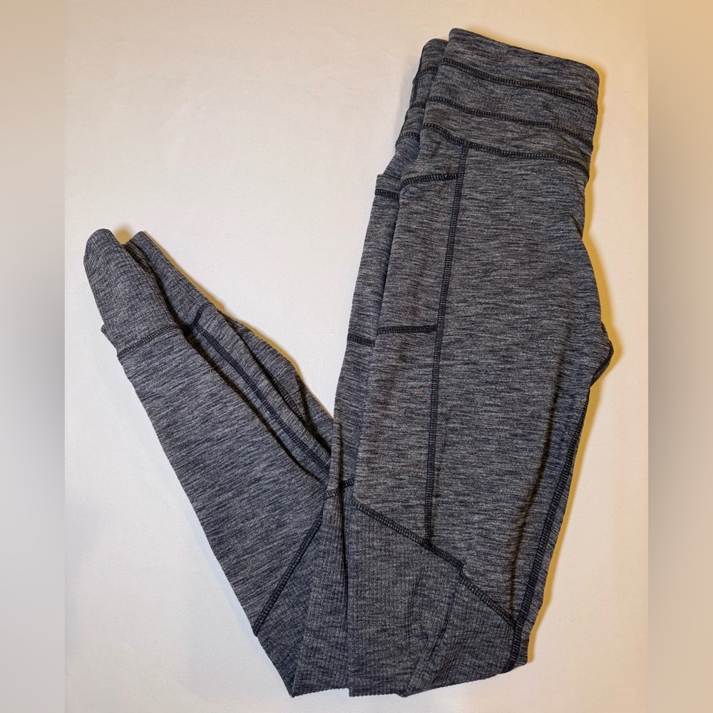 Athleta Heathered Gray Leggings